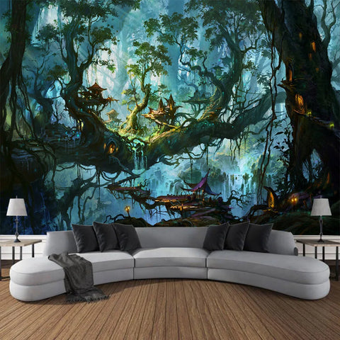 Fairy Tale Forest Tapestry-ToShay.org