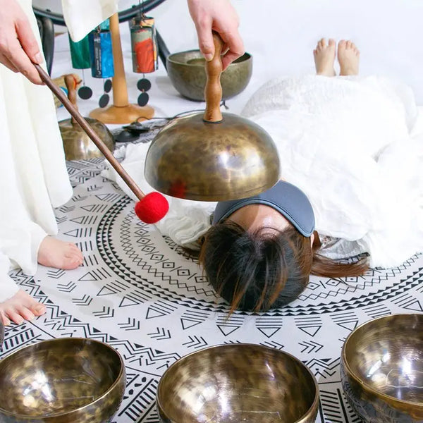 Tibetan Handle Singing Bowls-ToShay.org