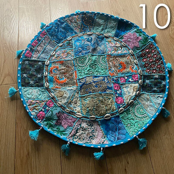 Patchwork Floor Cushion Cover-ToShay.org