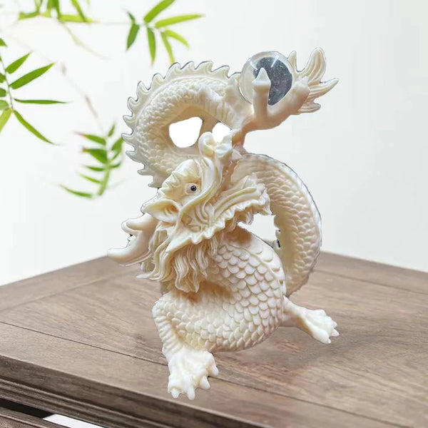 White Dragon Statue-ToShay.org