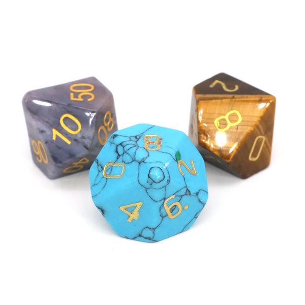 Crystal Platonic Solid Dice-ToShay.org