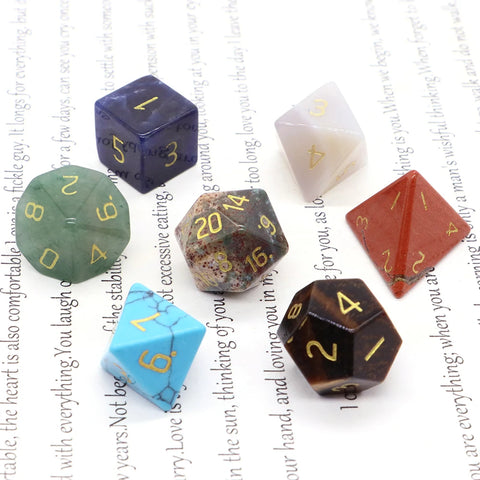 Mixed Crystal Platonic Solid Dice-ToShay.org