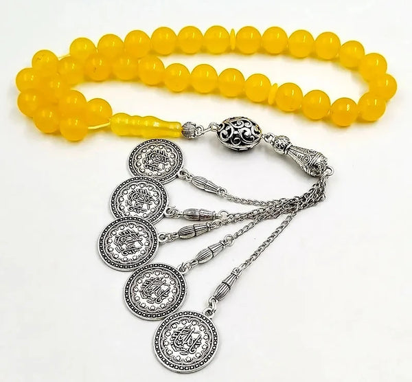 Yellow Chalcedony Prayer Beads-ToShay.org