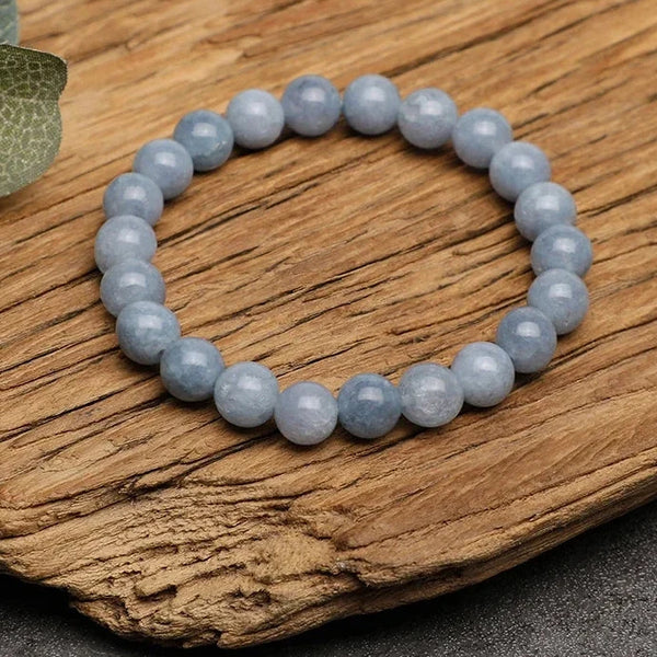 Blue Chalcedony Bead Bracelets-ToShay.org