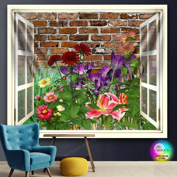 Garden Window Tapestry-ToShay.org