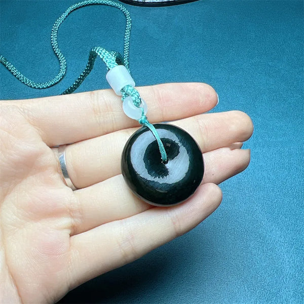 Blue Jade Buckle Pendant-ToShay.org