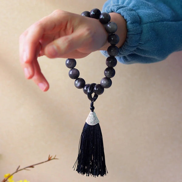 Black Obsidian Prayer Beads-ToShay.org