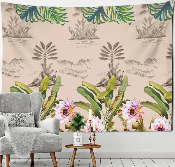 Tropical Plant Tapestry-ToShay.org