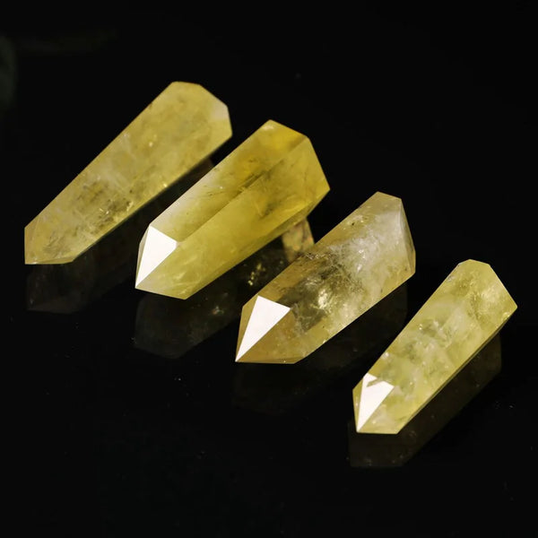 Yellow Citrine Quartz Crystal Point-ToShay.org