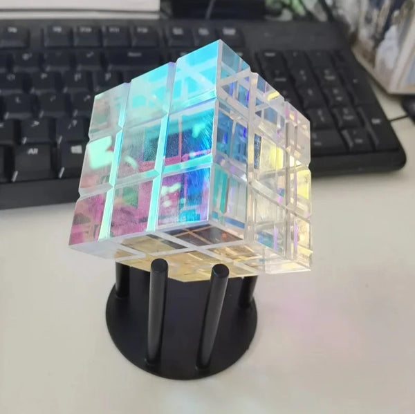 Clear Crystal Cube-ToShay.org