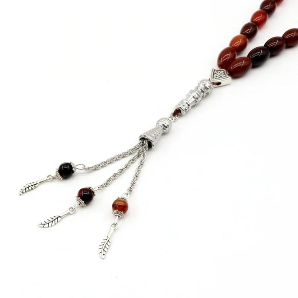 Orange Agate Prayer Beads-ToShay.org