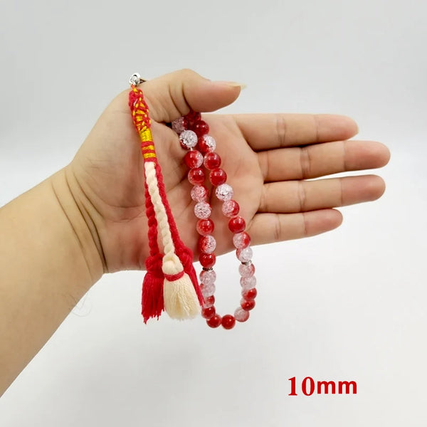 Red Crystal Prayer Beads-ToShay.org