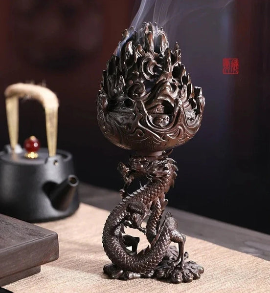 Dragon Incense Burner-ToShay.org