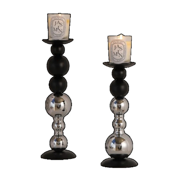 Black Steel Candle Stands-ToShay.org