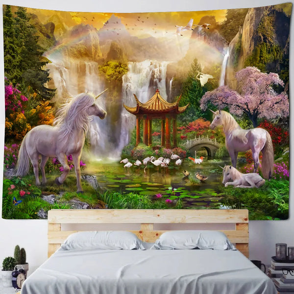 Unicorn Art Tapestry-ToShay.org