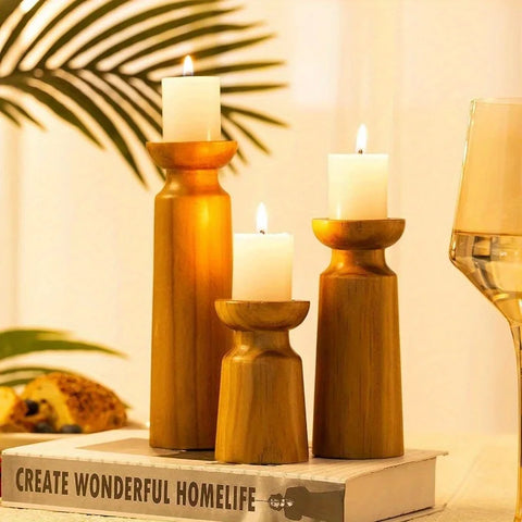 Wooden Candle Stands-ToShay.org