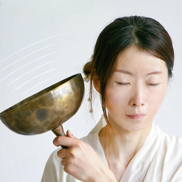 Tibetan Handle Singing Bowl-ToShay.org