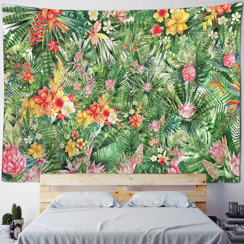 Tropical Plants Tapestry-ToShay.org