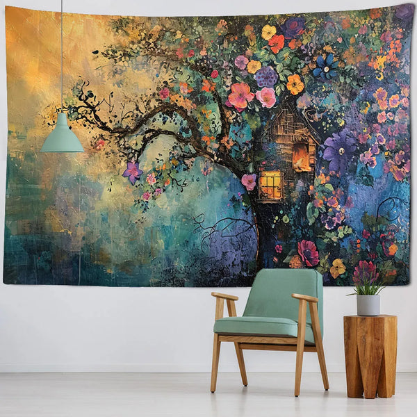 Fairy Tale Forest Tapestry-ToShay.org