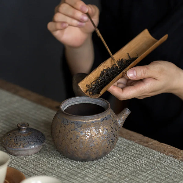 Kiln Iron Glaze Teapots-ToShay.org