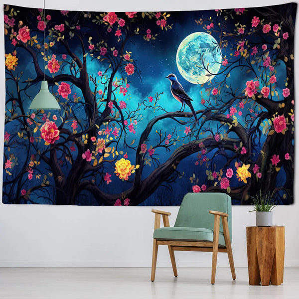 Garden Bird Art Tapestry-ToShay.org