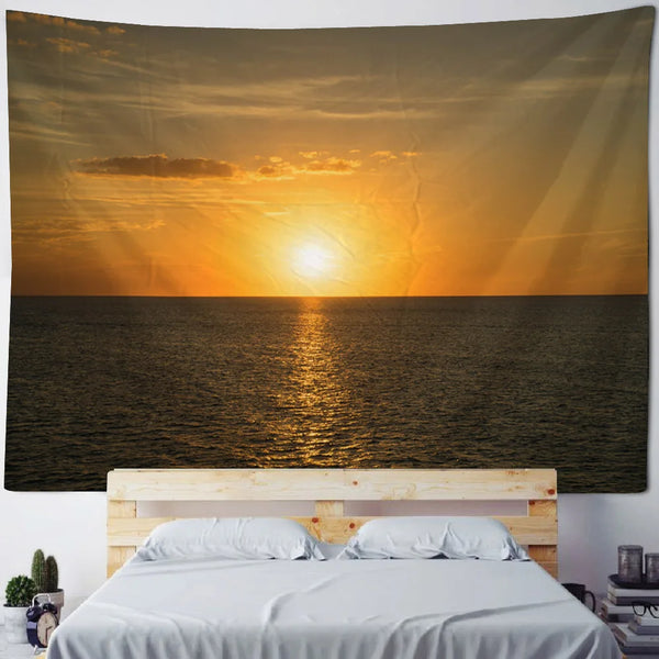 Seaside Sunset Tapestry-ToShay.org