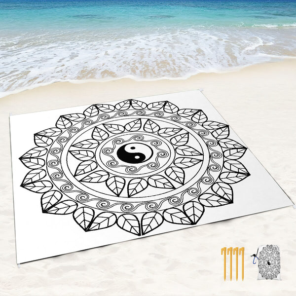 Mandala Beach Blanket-ToShay.org