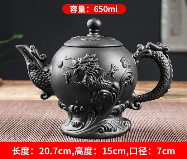 Dragon Clay Teapot-ToShay.org