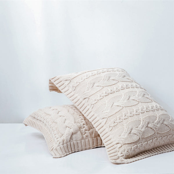 Cable Knit Cushion Cover-ToShay.org