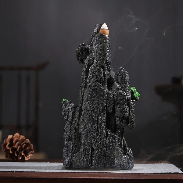 Mountain Backflow Incense Burner-ToShay.org