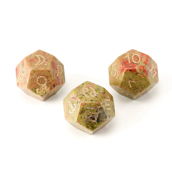 Mixed Crystal Platonic Solid Dice-ToShay.org