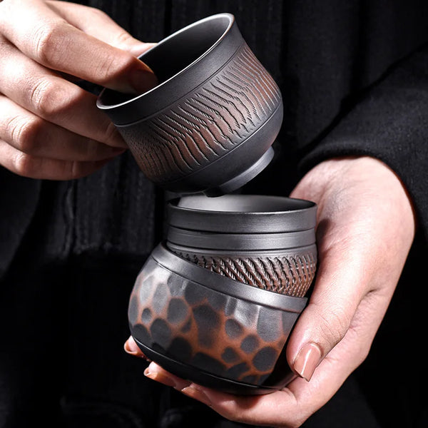 Pottery Ceramic Tea Cups-ToShay.org