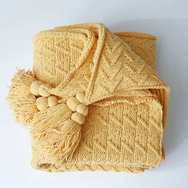 Woven Chenille Blanket-ToShay.org