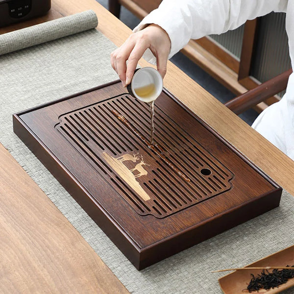 Bamboo Tea Tray-ToShay.org