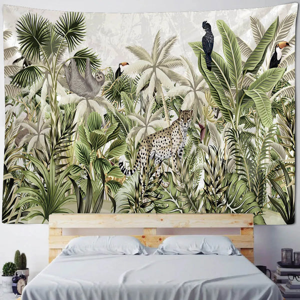 Tropical Plants Tapestry-ToShay.org