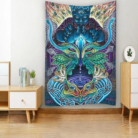 Psychedelic Art Tapestry-ToShay.org