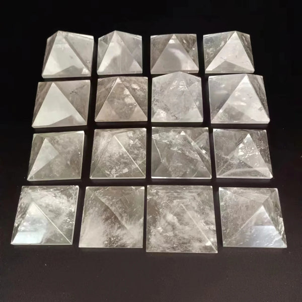 Clear Rock Crystal Pyramid-ToShay.org