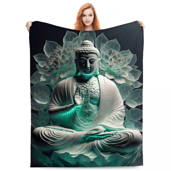 Buddha Plush Blanket-ToShay.org