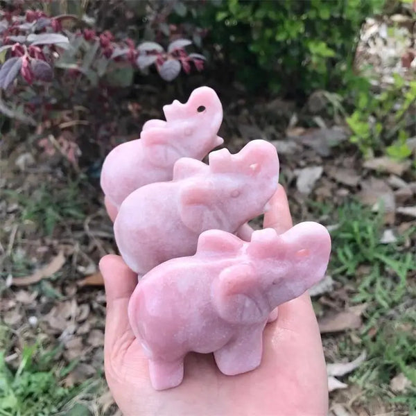 Pink Opal Elephant-ToShay.org