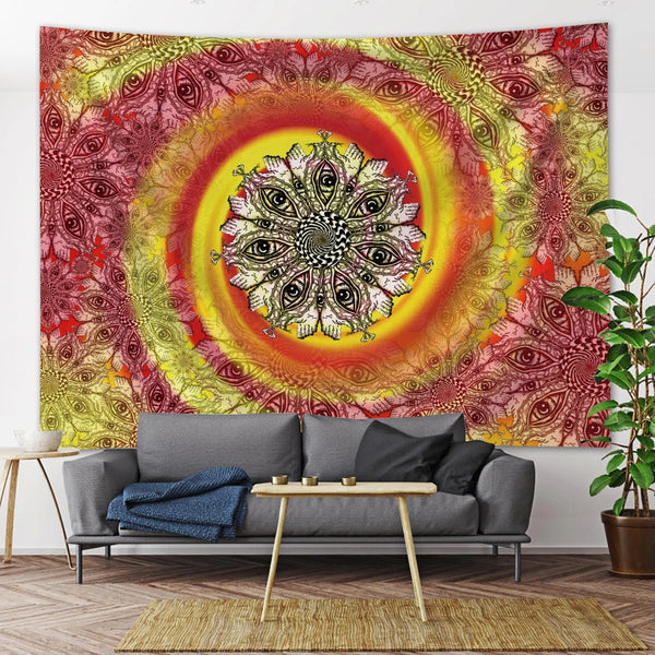 Sun Mandala Tapestry-ToShay.org