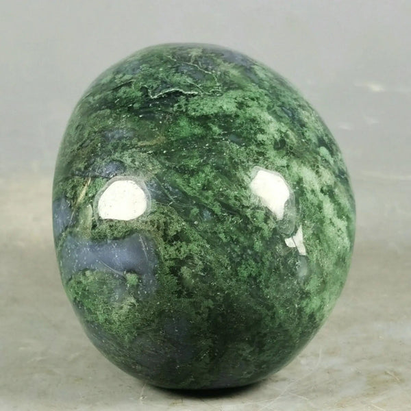 Green Moss Agate Skull-ToShay.org