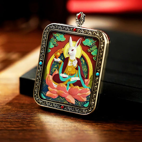 Thangka Painting Box Pendant-ToShay.org