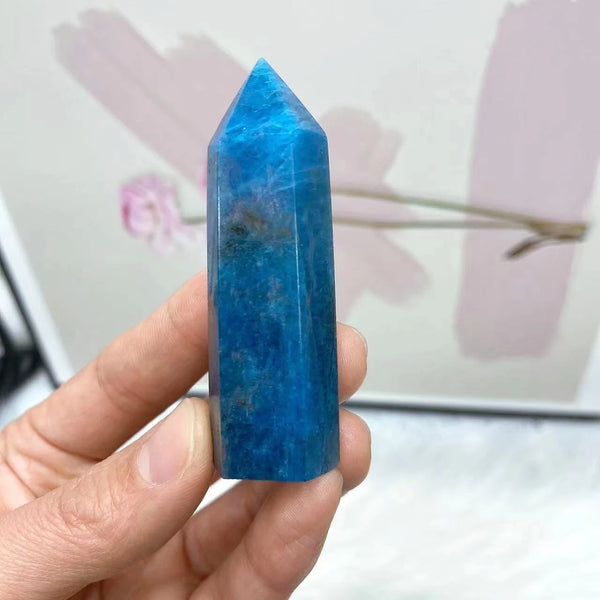 Blue Apatite Point-ToShay.org