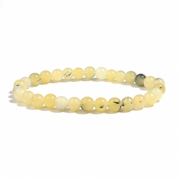 Yellow Opal Bead Bracelet-ToShay.org