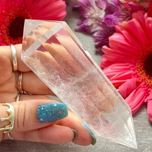 Clear Quartz Crystal Wand-ToShay.org