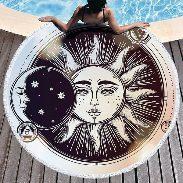 Sun Moon Beach Mat-ToShay.org