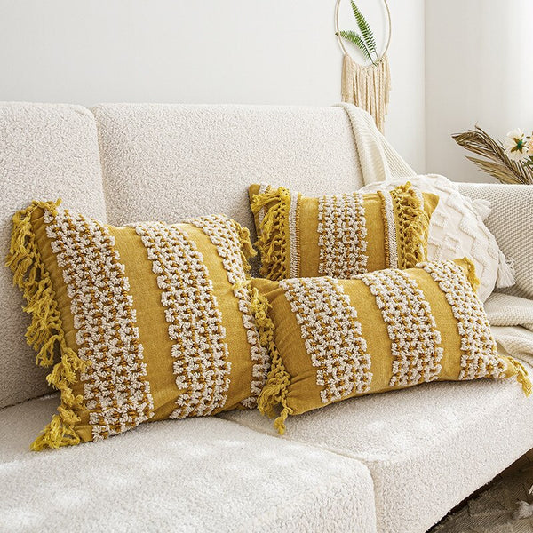 Tufted Tassel Pillow Case-ToShay.org