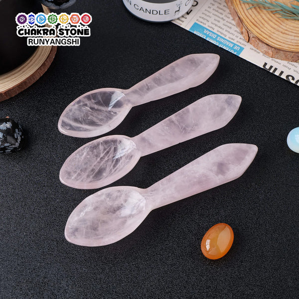 Pink Rose Quartz Spoons-ToShay.org