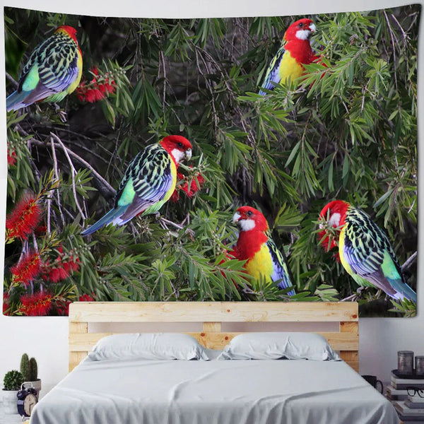 Garden Bird Tapestry-ToShay.org