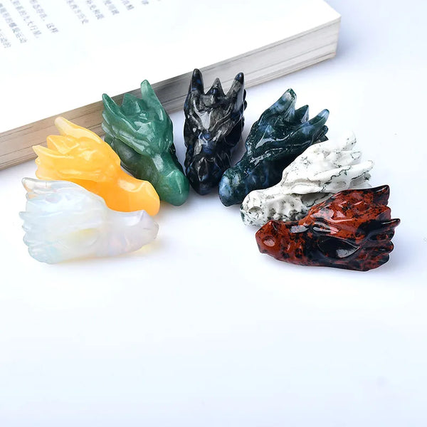 Mixed Crystal Dragon Heads-ToShay.org